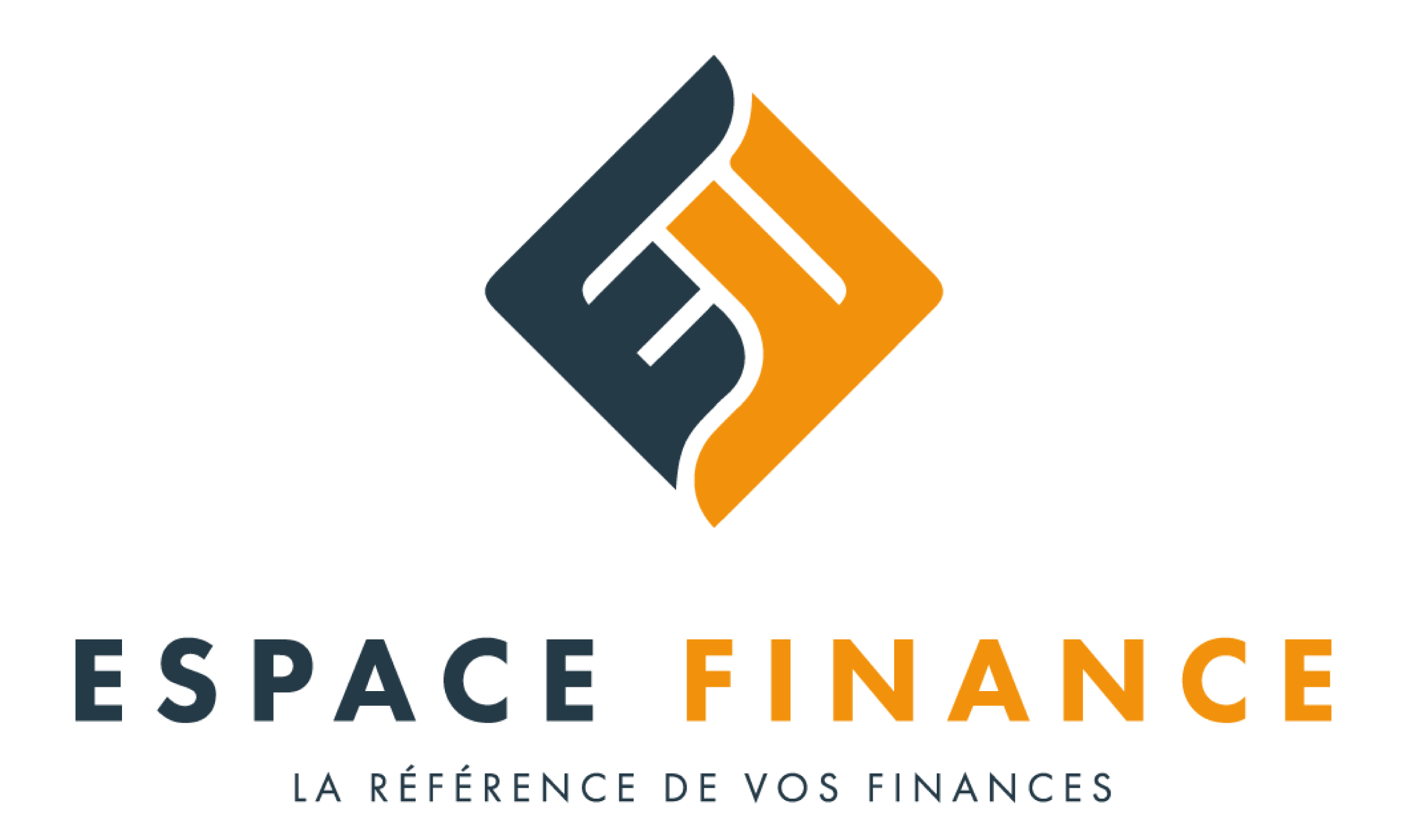 Créer un logo pour son activité professionnelle « Espace Finance ». Celui-ci doit être simple et structuré, pour être en accord avec son secteur d'activité qui inspire l'ordre et la confiance